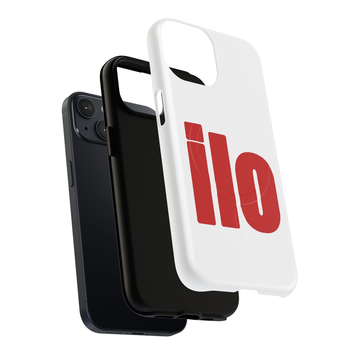 ILO Bold Red Block Tough Magnetic Case