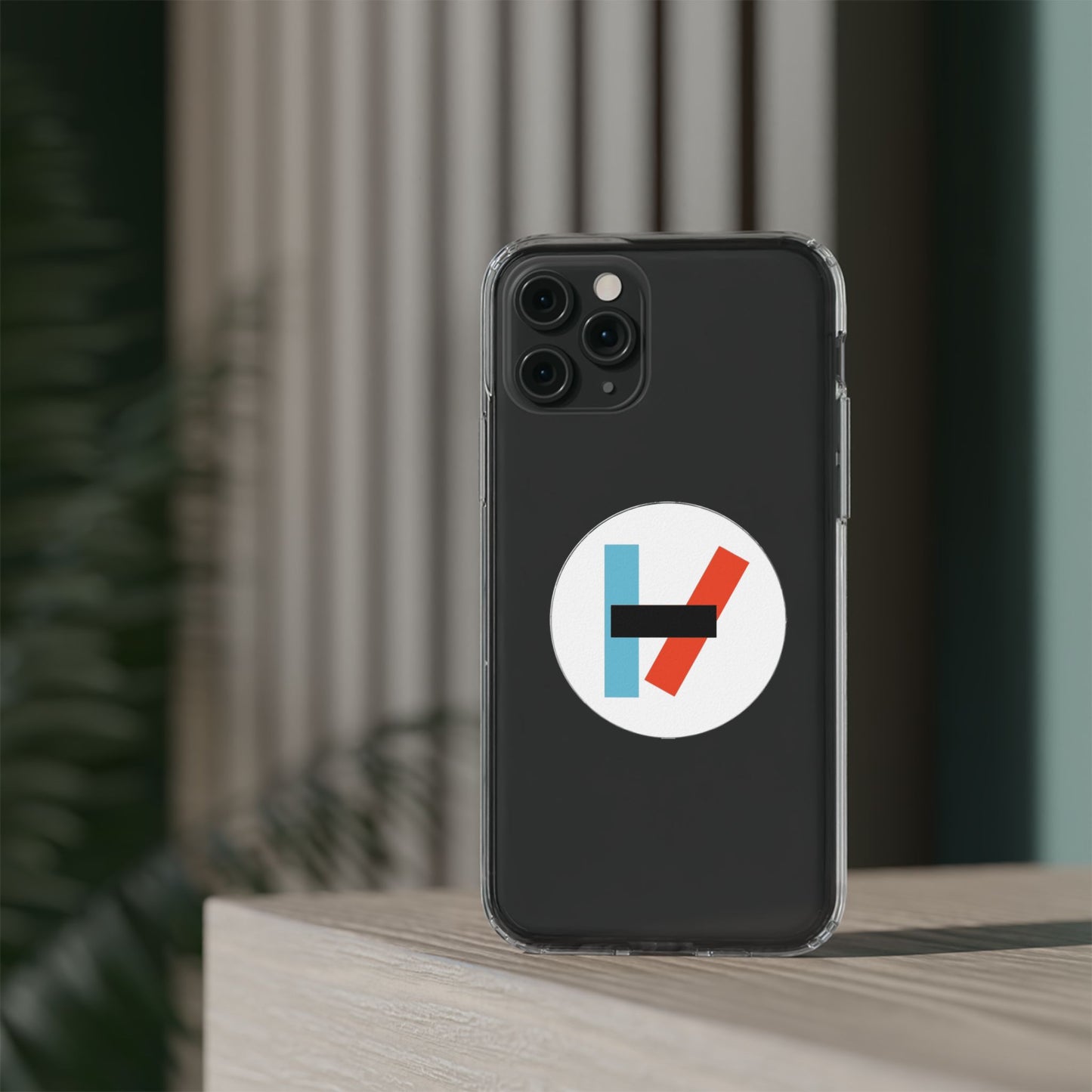 Circle Flame Clear Case