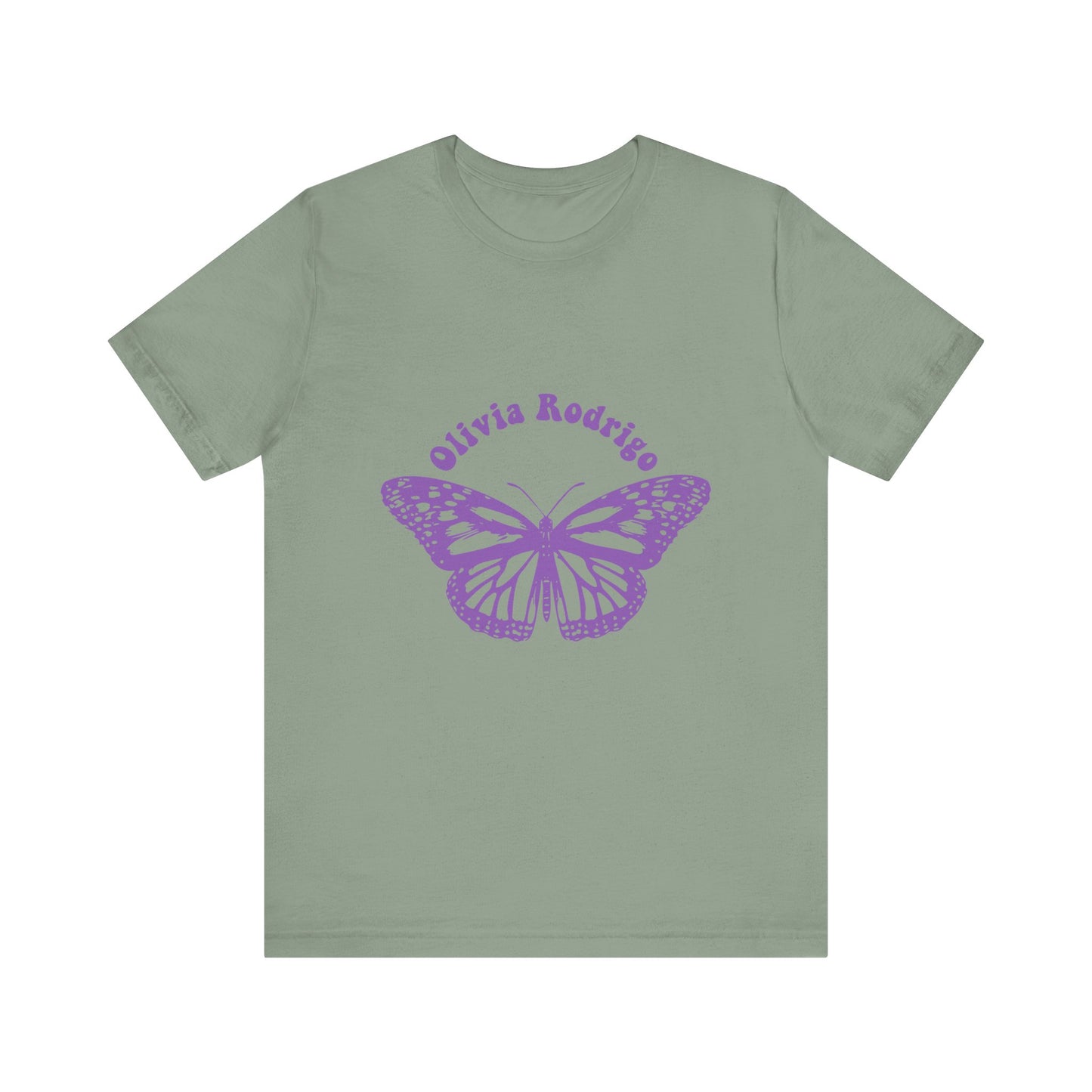 Olivia Rodrigo Unisex Jersey Short Sleeve Tee - With Butterfly