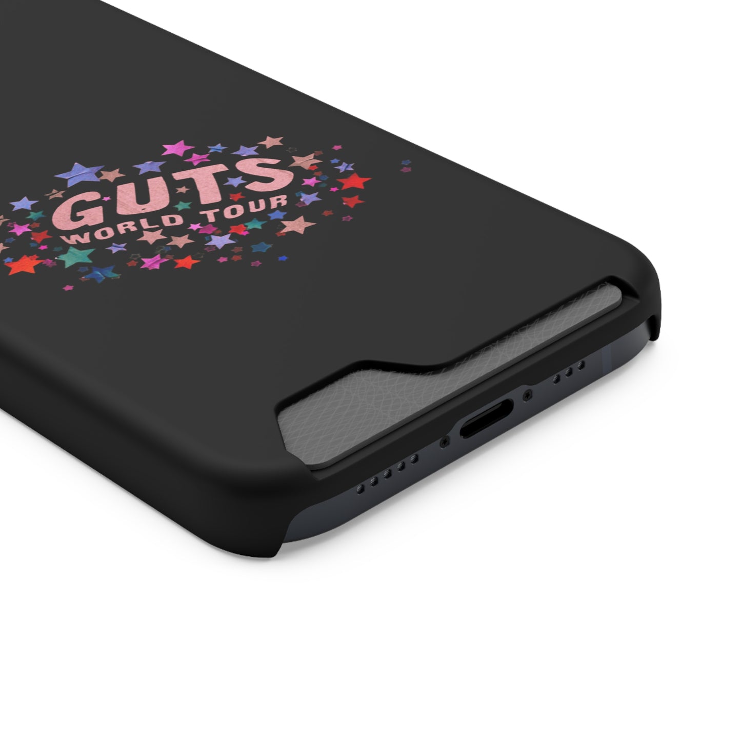 Phone Case + Card Holder For Iphone 13 – Olivia Rodrigo Guts World Tour | Black Edition