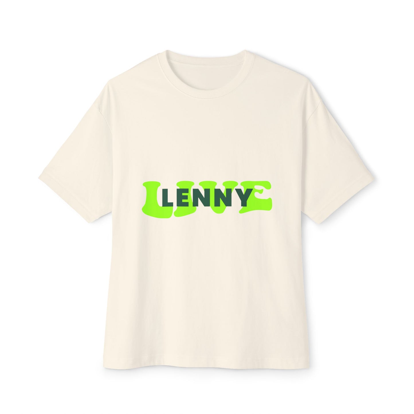 Live Lenny Pop Unisex Oversized Boxy tee