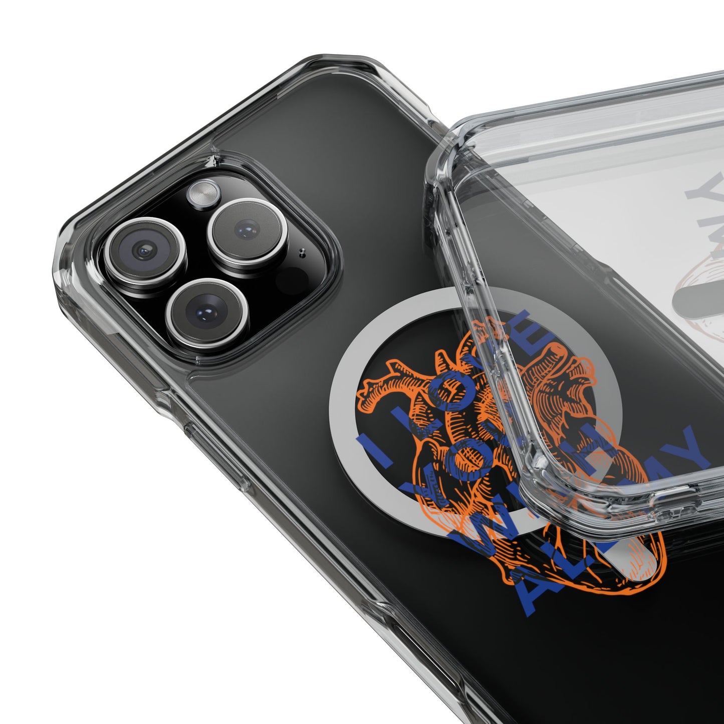 All My Heart Anatomical Art Magnetic Clear Impact case