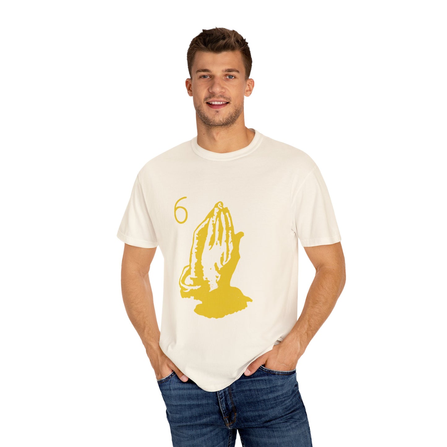 6 God Prayer Hands Dyed Tshirt
