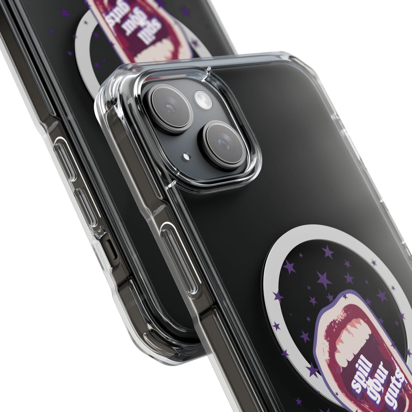 Spill Your Guts Scream Magnetic Clear Impact Case