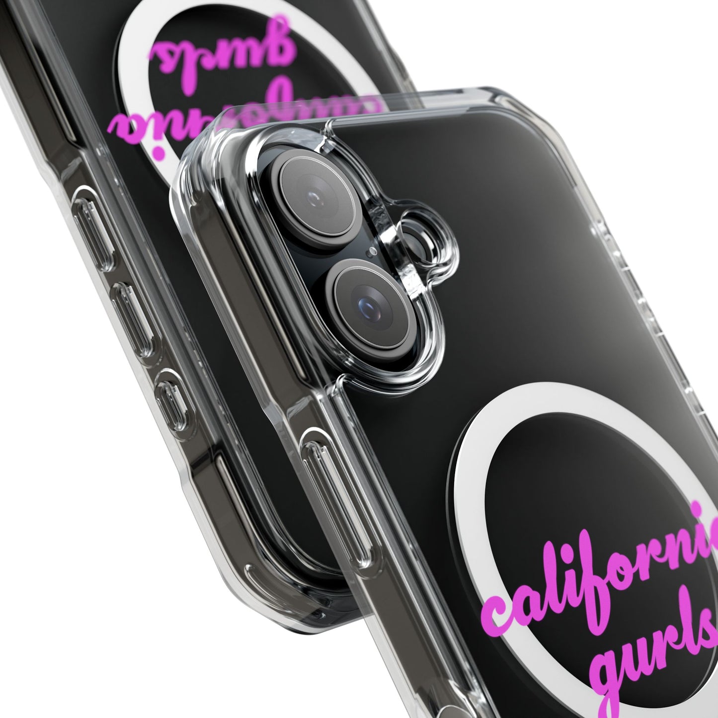California Script Magnetic Clear Impact cases