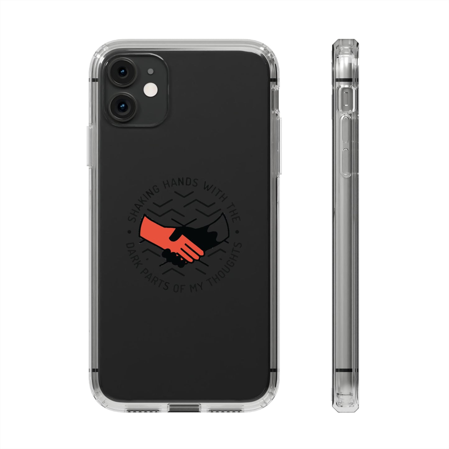 Dark Grip Clear Case