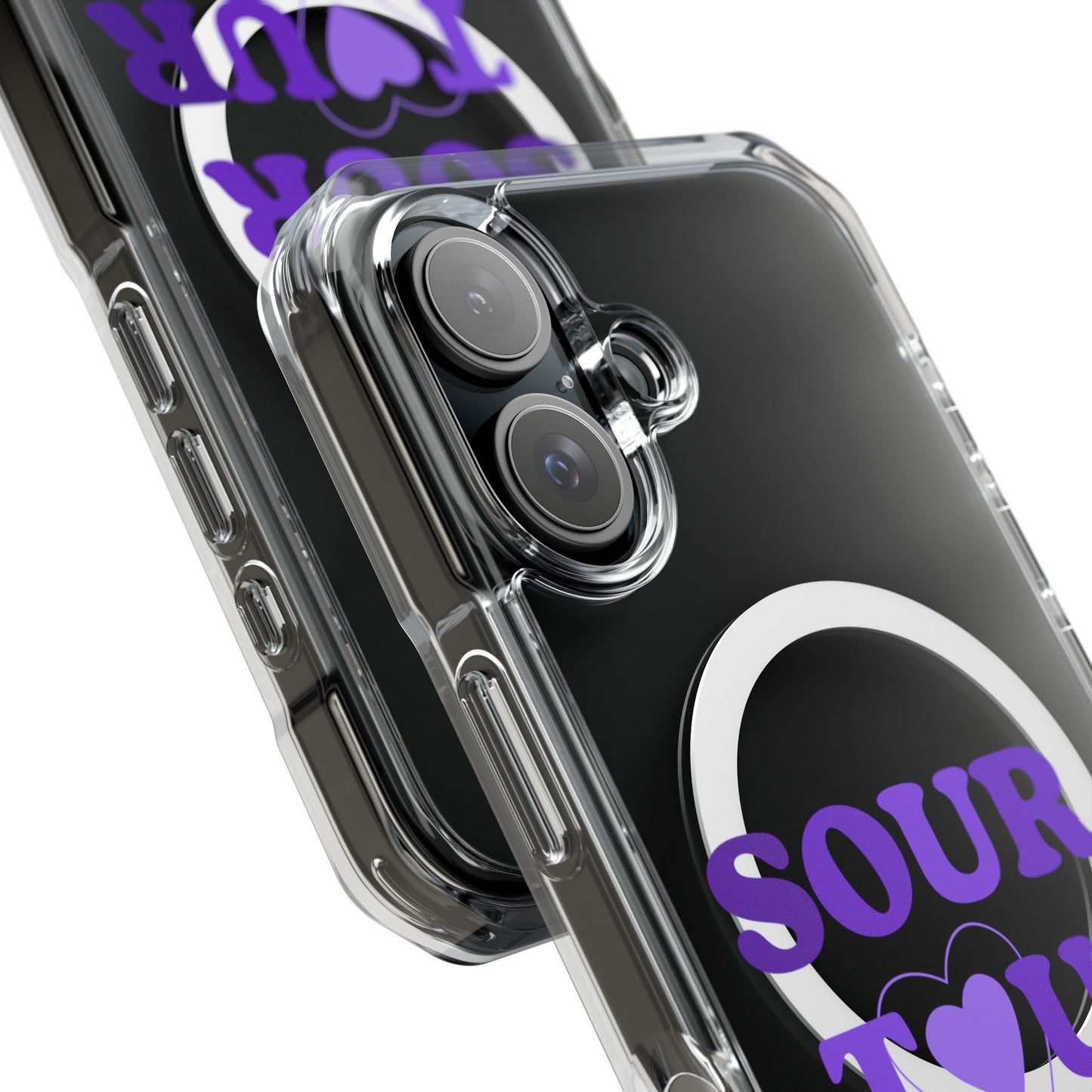 SOUR TOUR Heart Magnetic Clear Impact Case