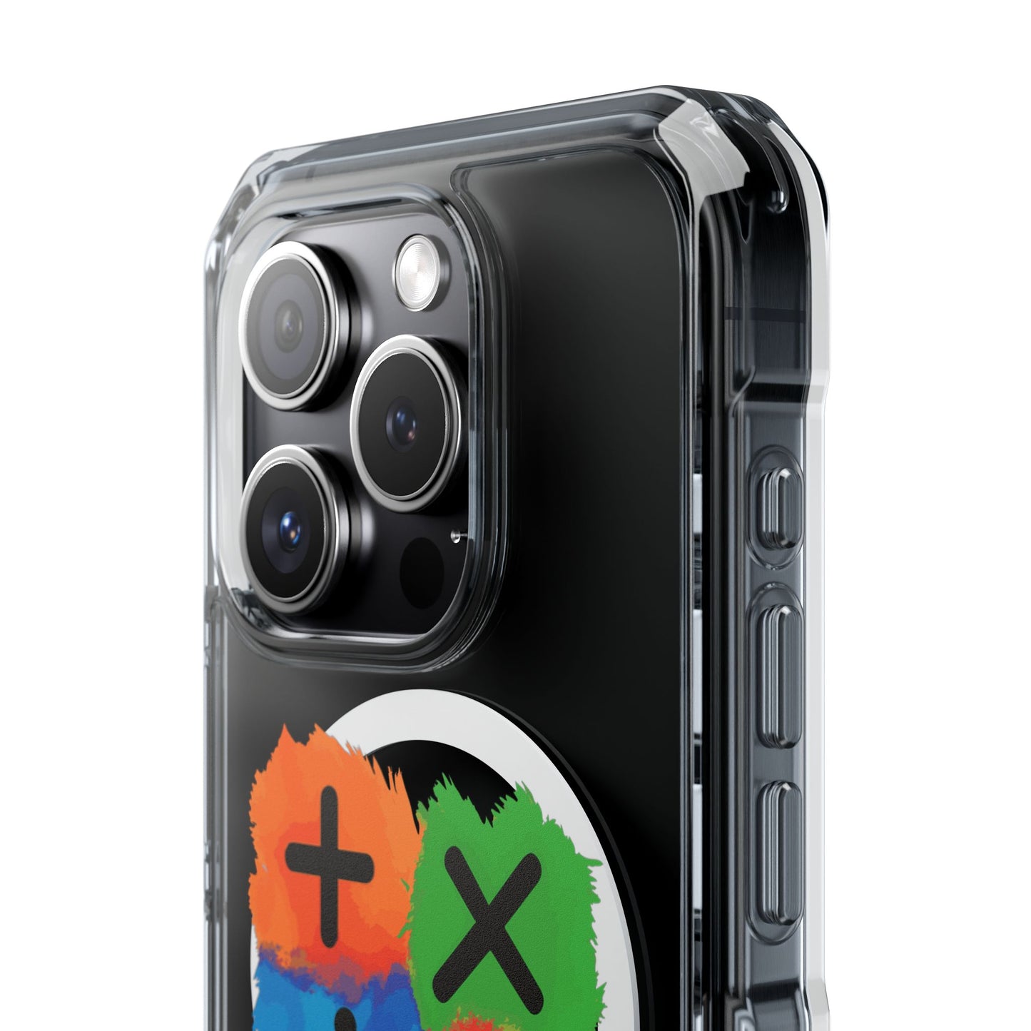 Orange Equals Symbol Magnetic Clear Impact Case