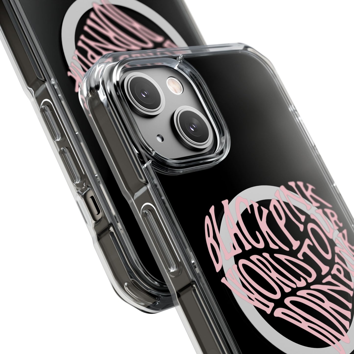 Born Pink Heart Typography - Magnetic Clear Impact Case