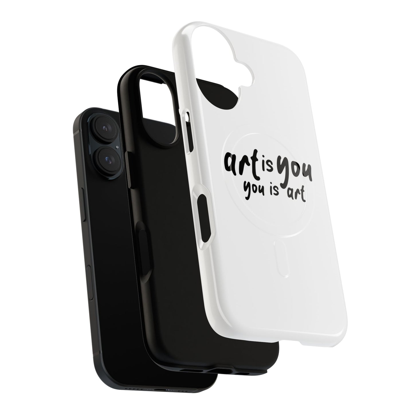 Red Scribble Heart Tough Magnetic Case