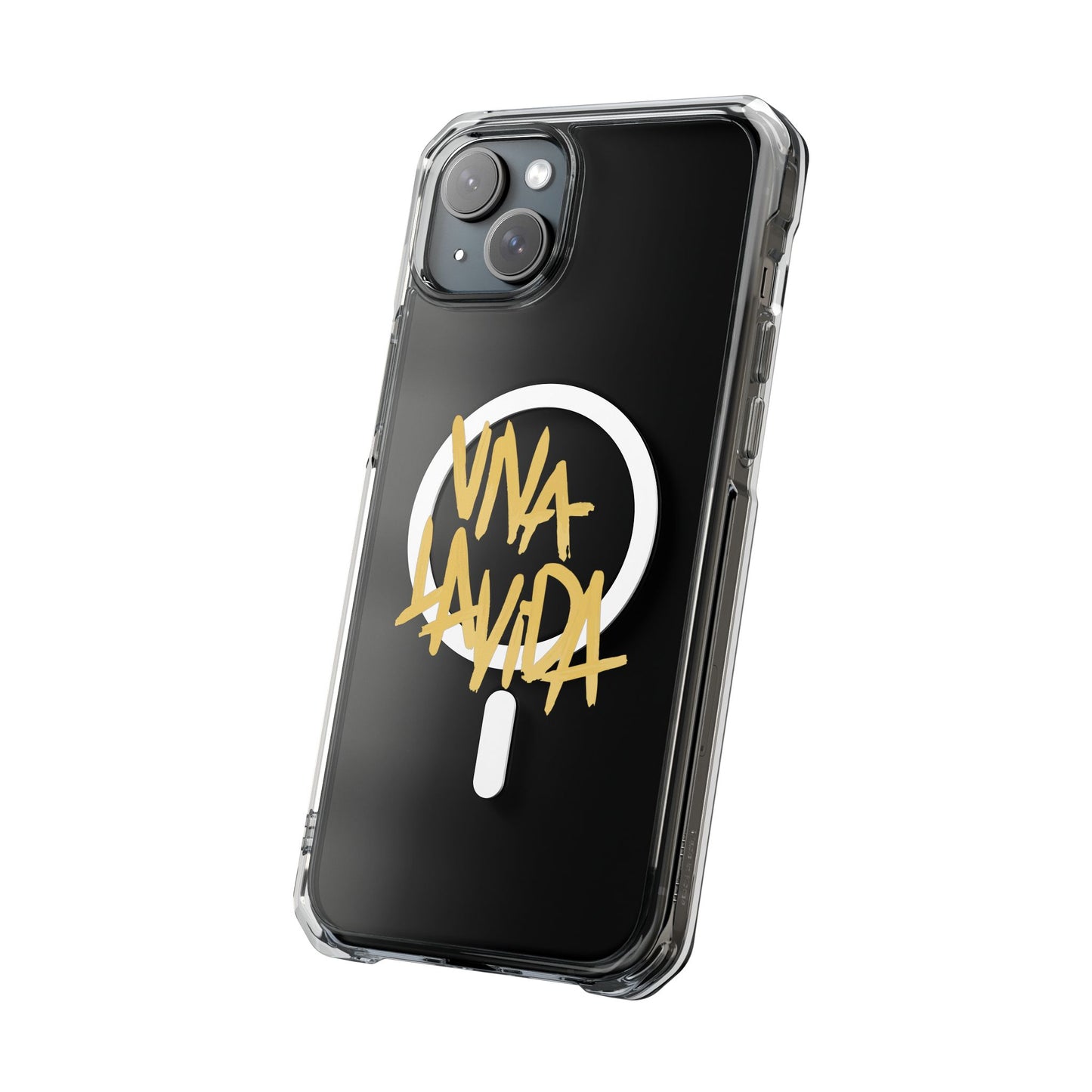 Golden Brush Script Magnetic Clear Impact case