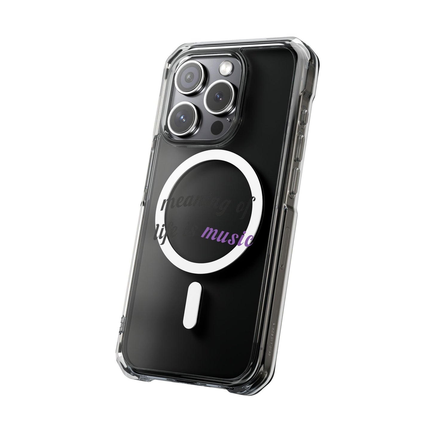 Feel the Music Vibe Magnetic clear Impact Case