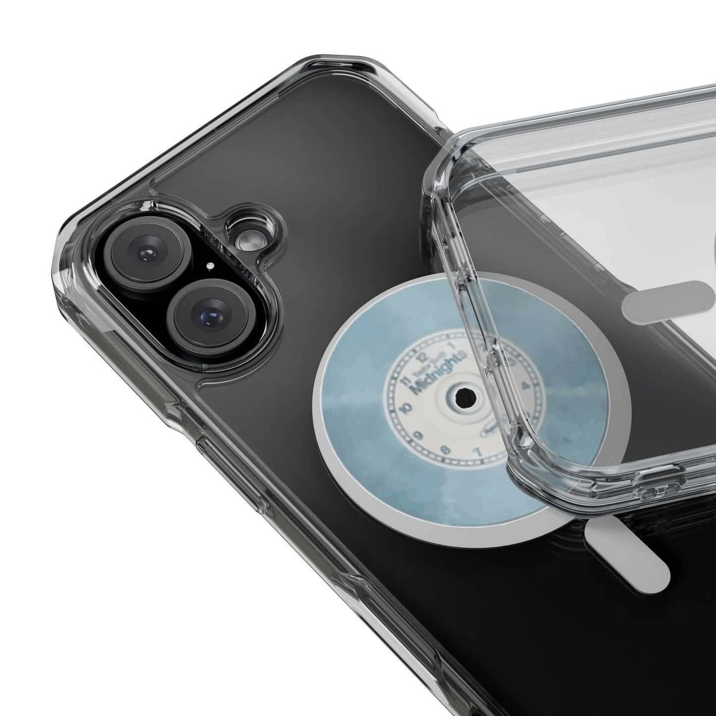 Midnight Vinyl Vibes Magnetic clear Impact Case