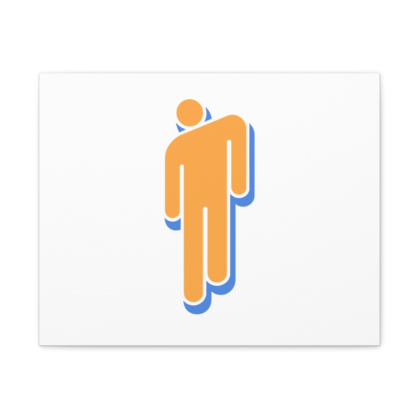 Walk Alone Icon Matte Canvas