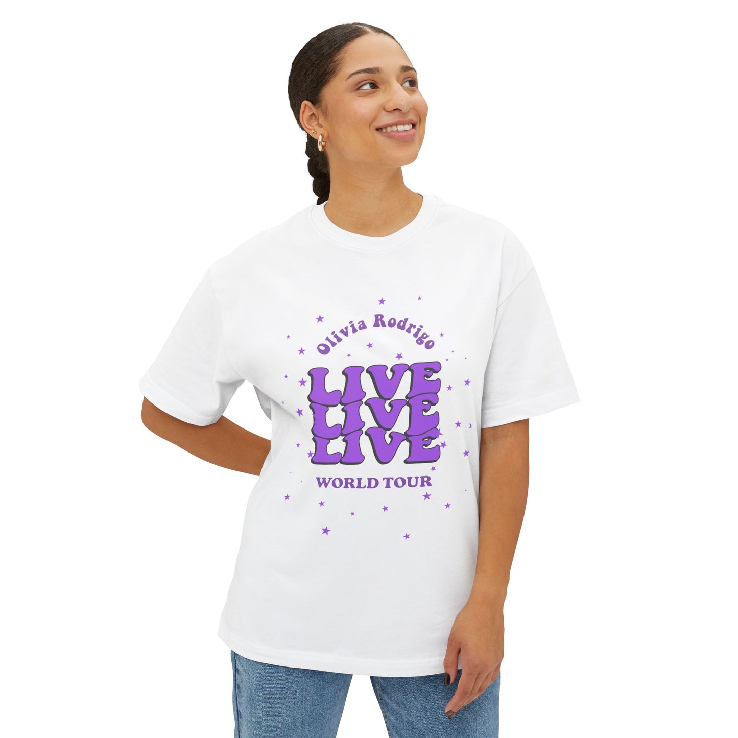 Olivia Rodrigo Live World Tour-Oversized Tee