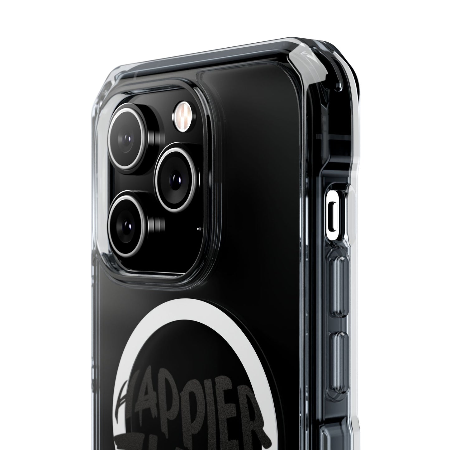 Happier Heart Lettering Magnetic Clear Impact Case