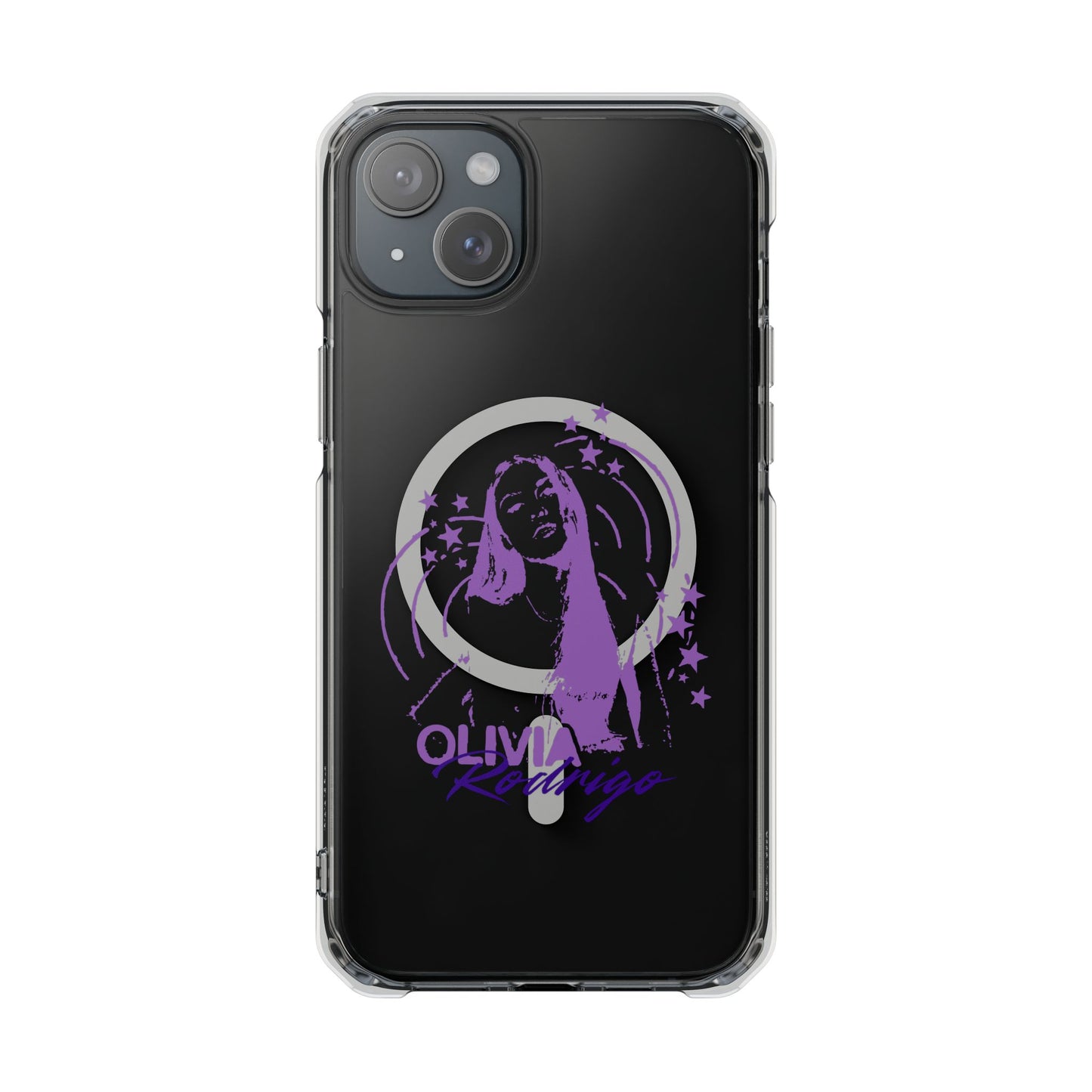 Olivia Rodrigo Star Portrait Magnetic Clear Impact Case