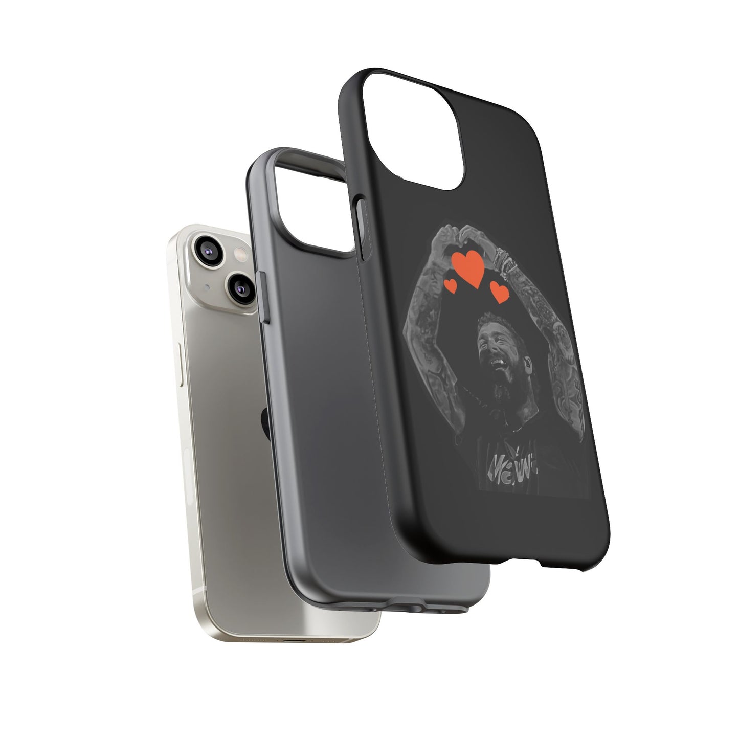 Tough iPhone Case (12–16 Pro Max) – Post Malone Heartfelt Wishes