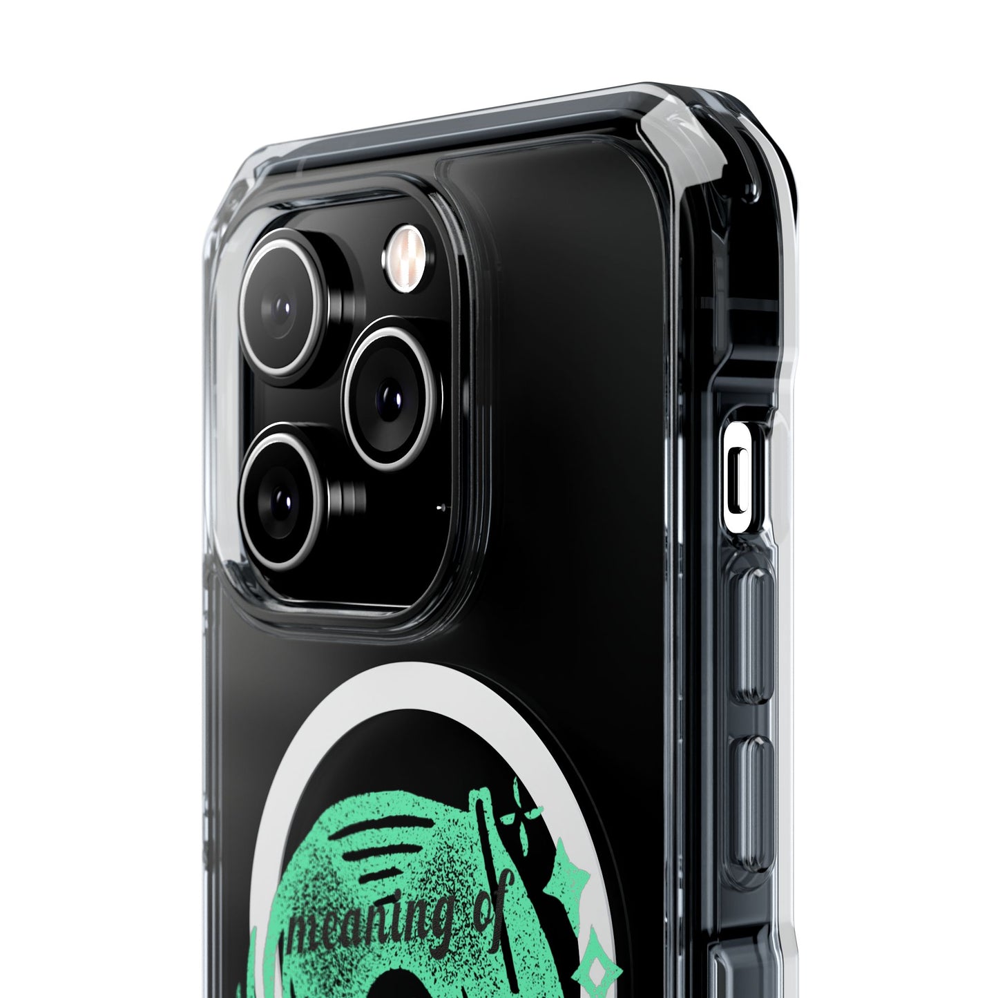 Vinyl Dreams Speak Magnetic clear Impact Case