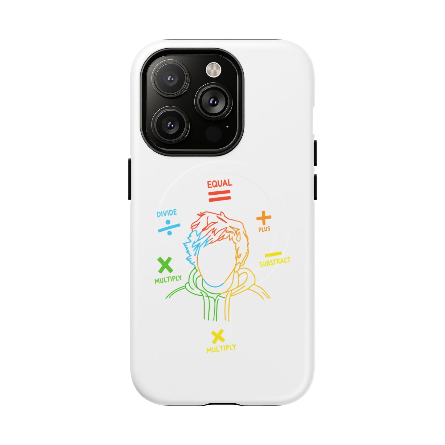 Minimalist Divide Symbol with Brush Tough Magnetic case