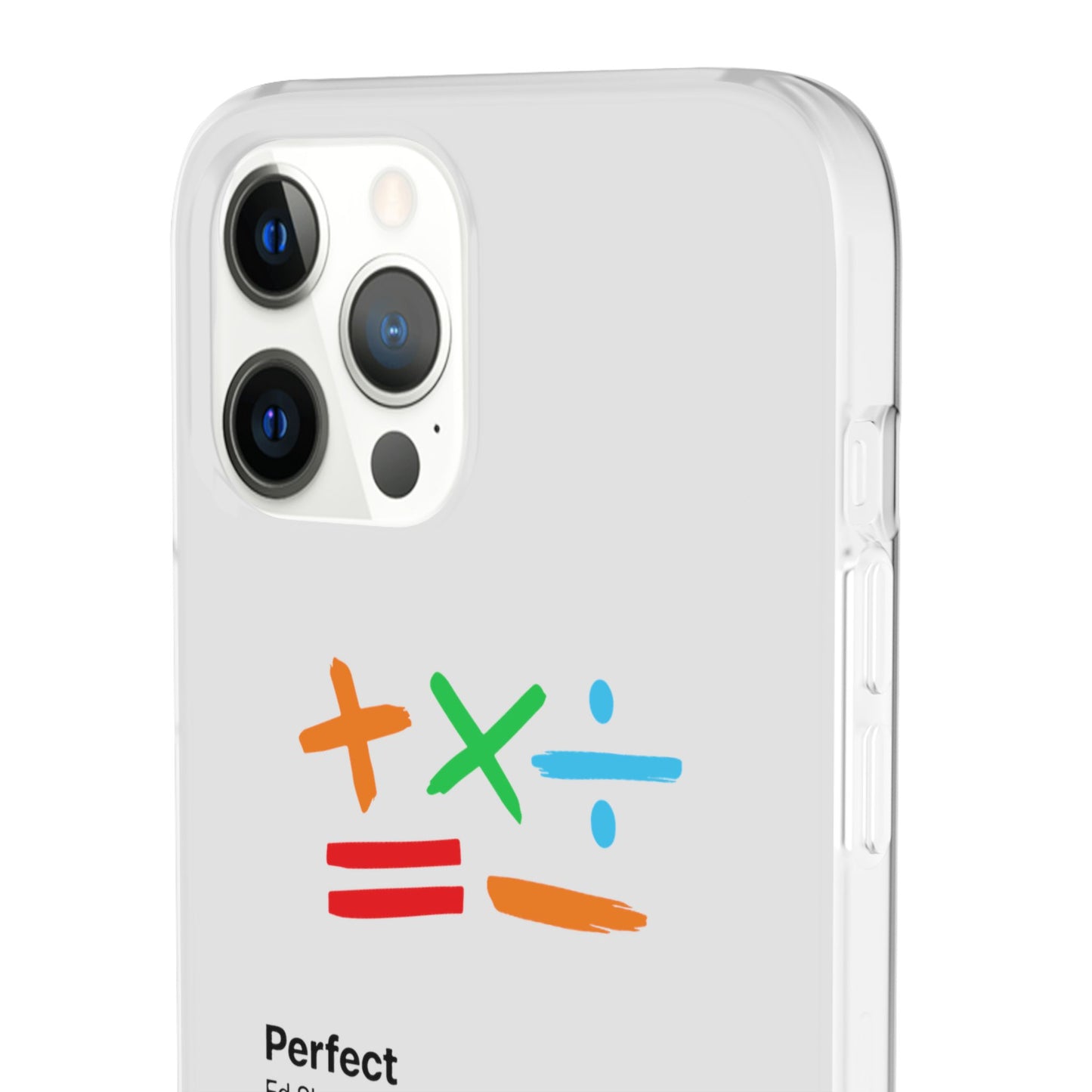 Flexi Case – Ed Sheeran Music Design (iPhone X–16 Pro Max)