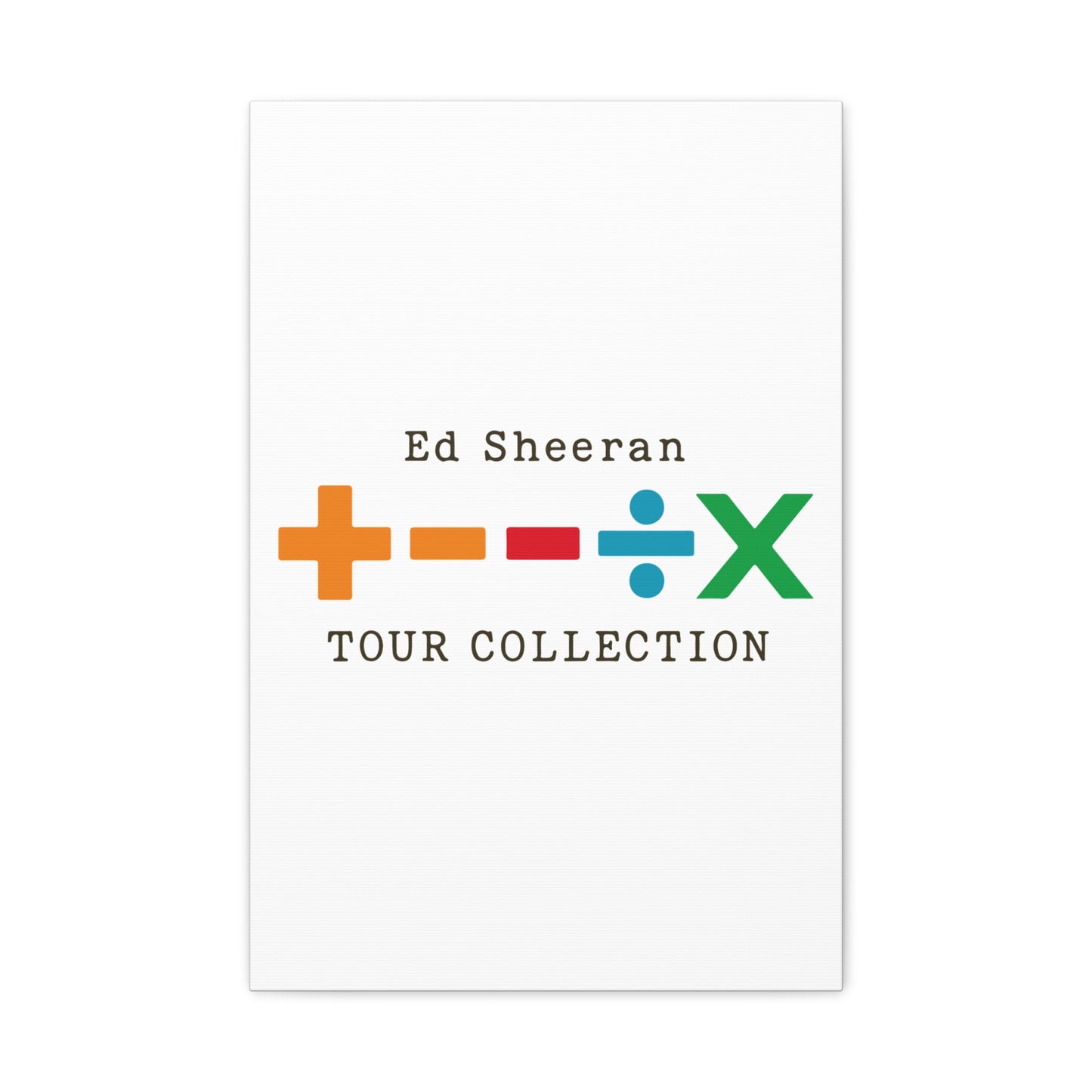 Matte Stretched Canvas, 1.25" Depth – Ed Sheeran Edition