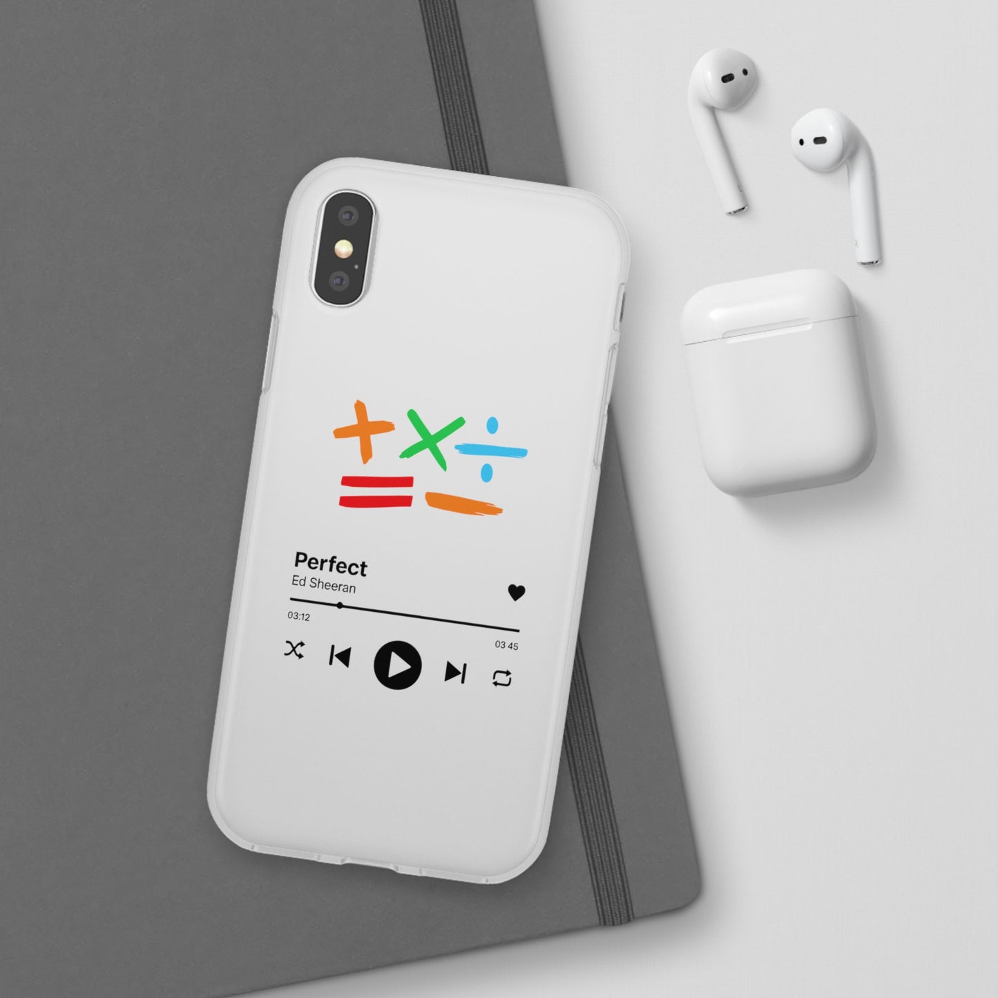 Flexi Case – Ed Sheeran Music Design (iPhone X–16 Pro Max)