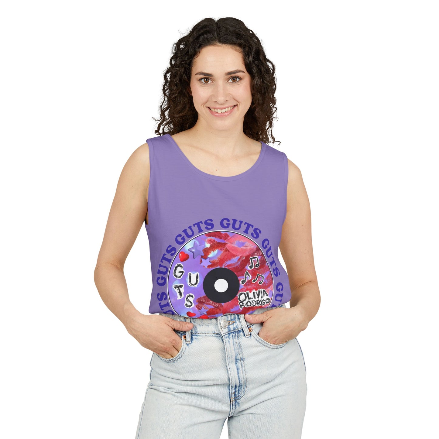 Guts Album Art CD-Dyed Tank Top