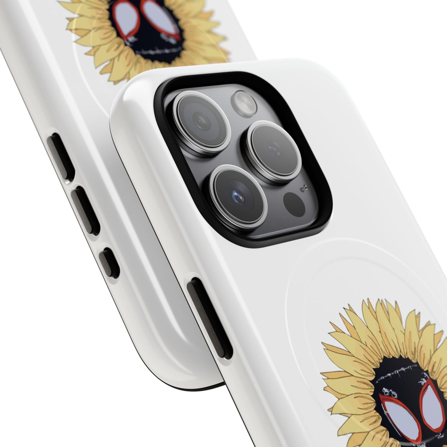 Sunflower Mask Illustration Tough Magnetic Case