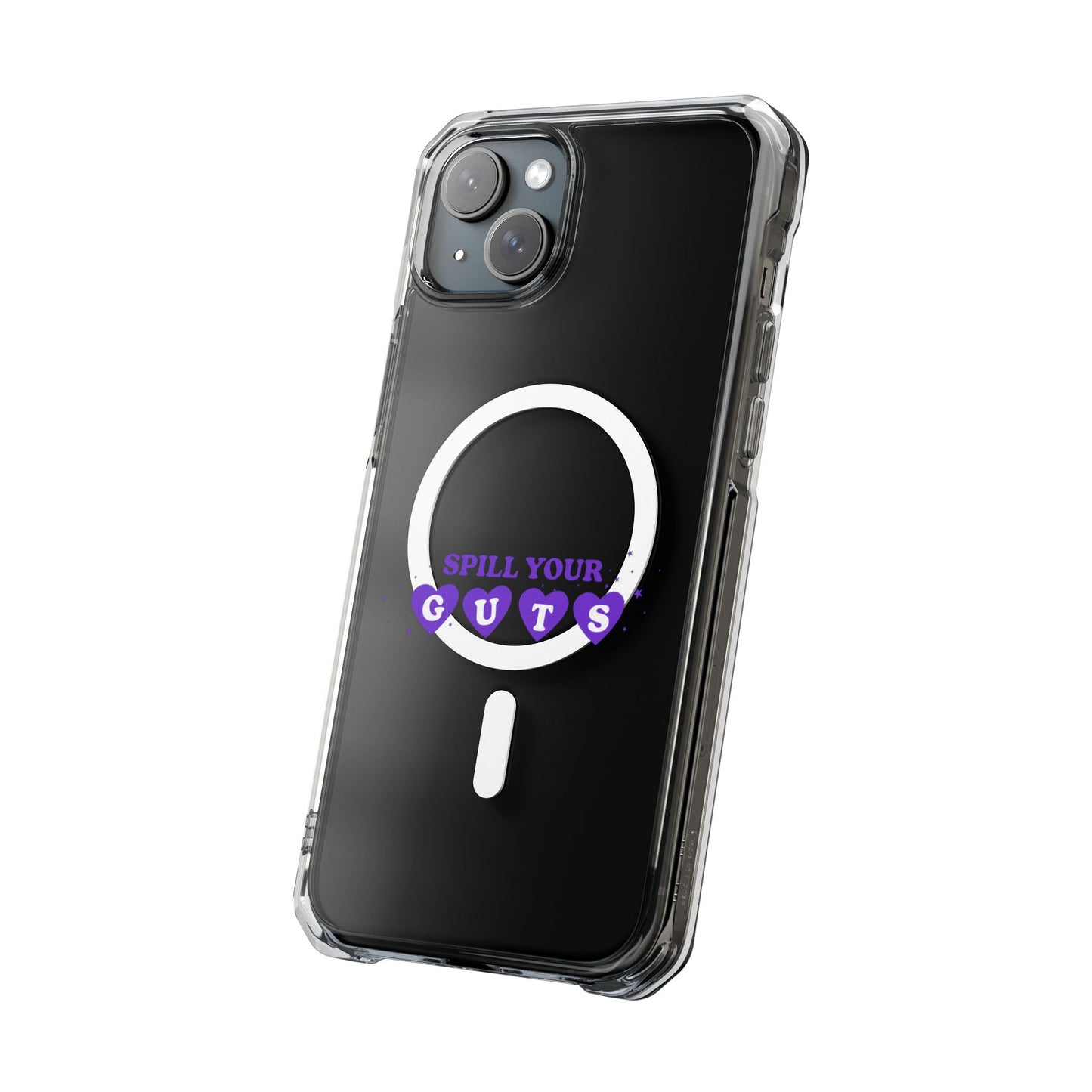 Spill Your Guts Heart Magnetic Clear Impact Case