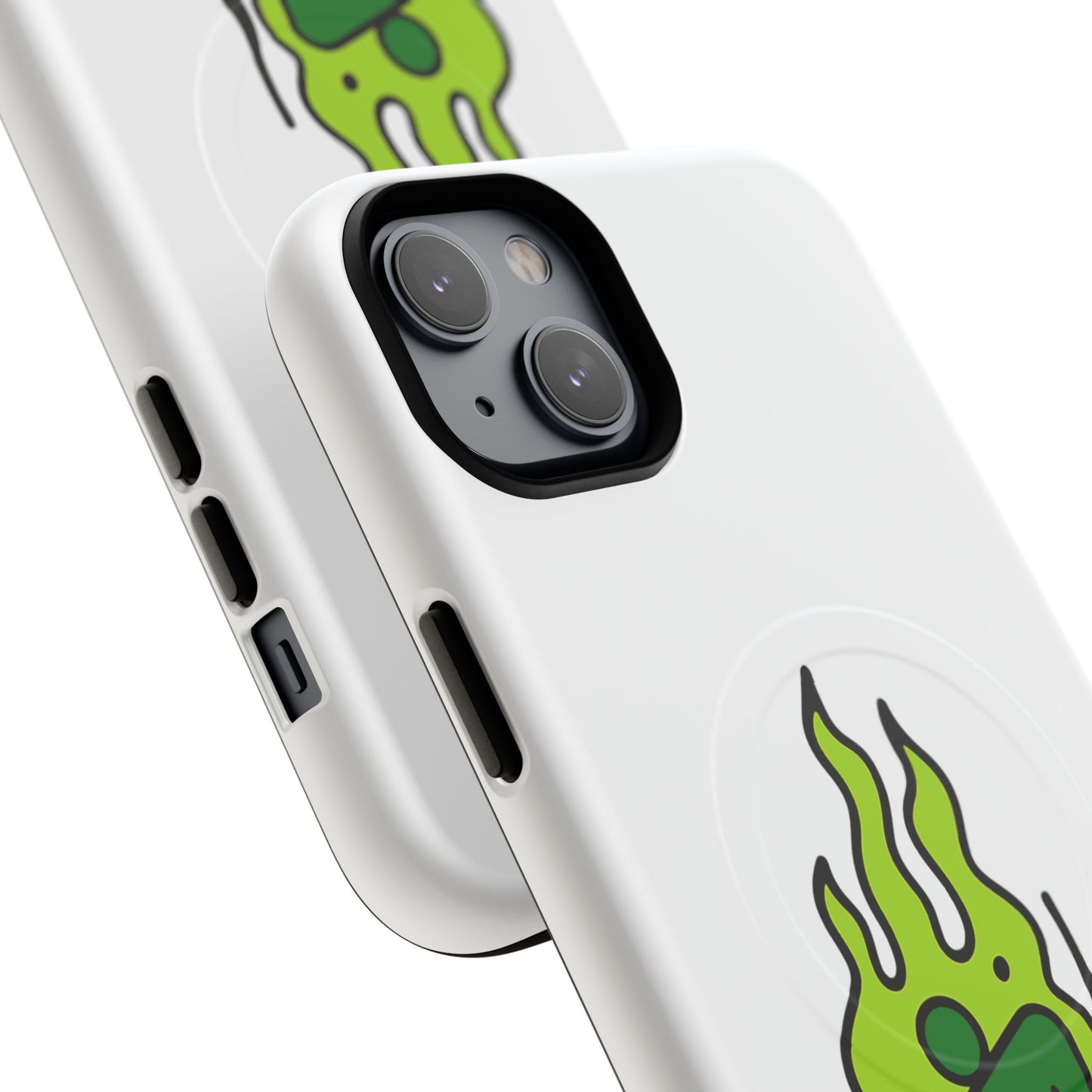 Green Flame Icon Tough Magnetic Case