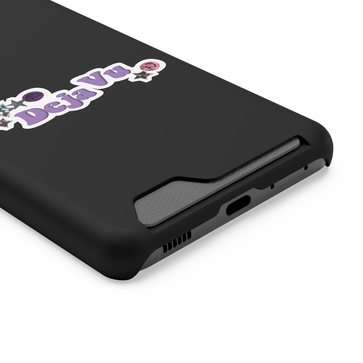 Phone Case + Card Holder For Samsung S21 to S22 – Olivia Rodrigo Deja Vu | Black Edition