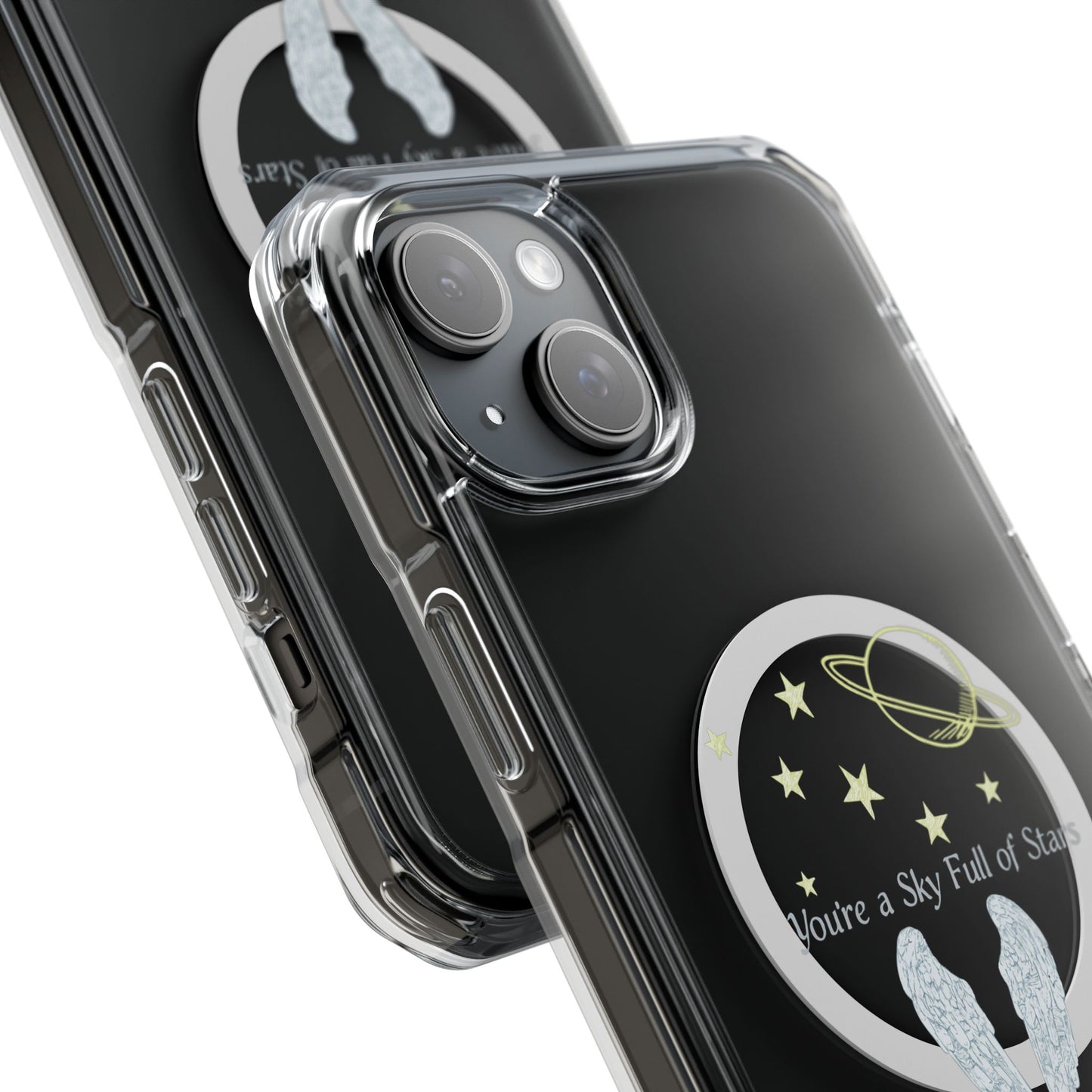 Starry Sky Wings Magnetic Clear Impact case