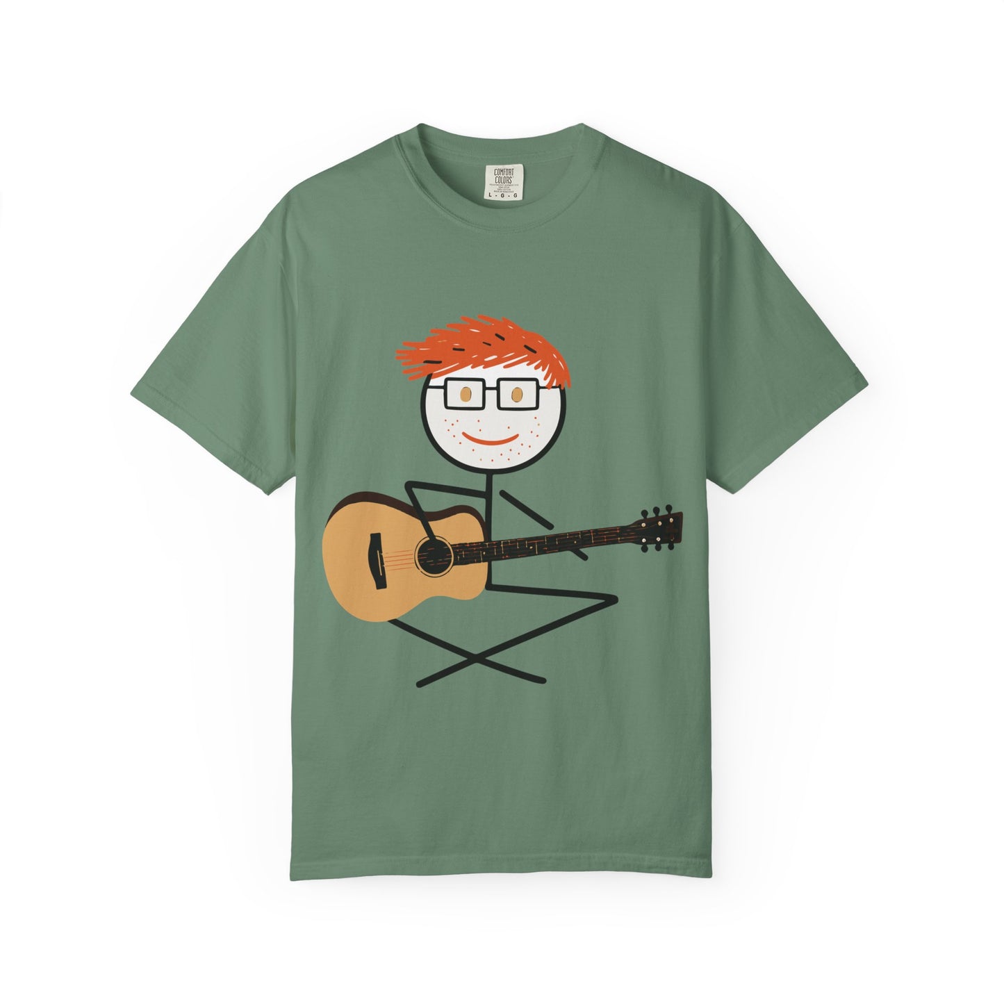 Dyed tshirt - Ed Sheeran guitar edition