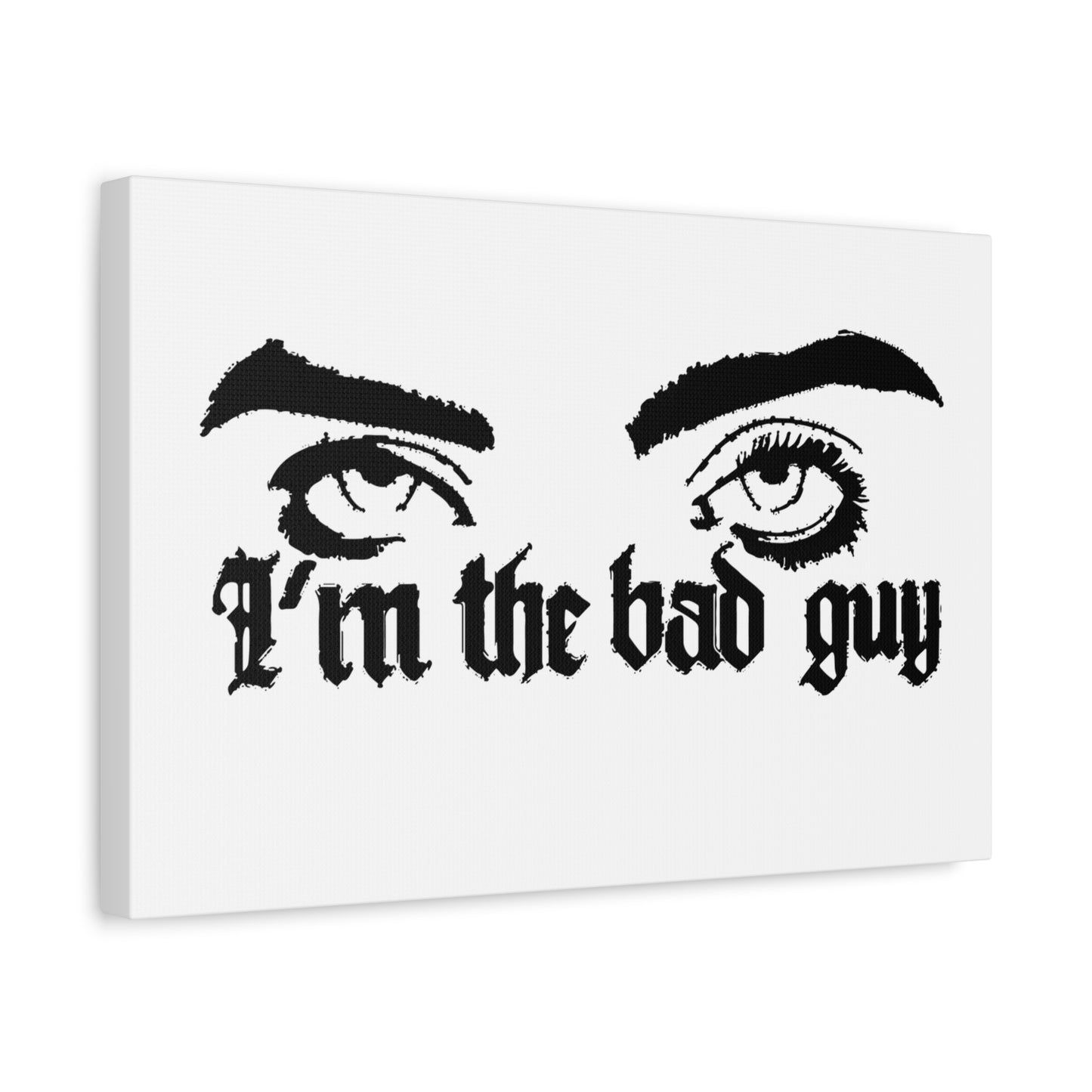 Eyes & Shadows Gothic Matte Canvas