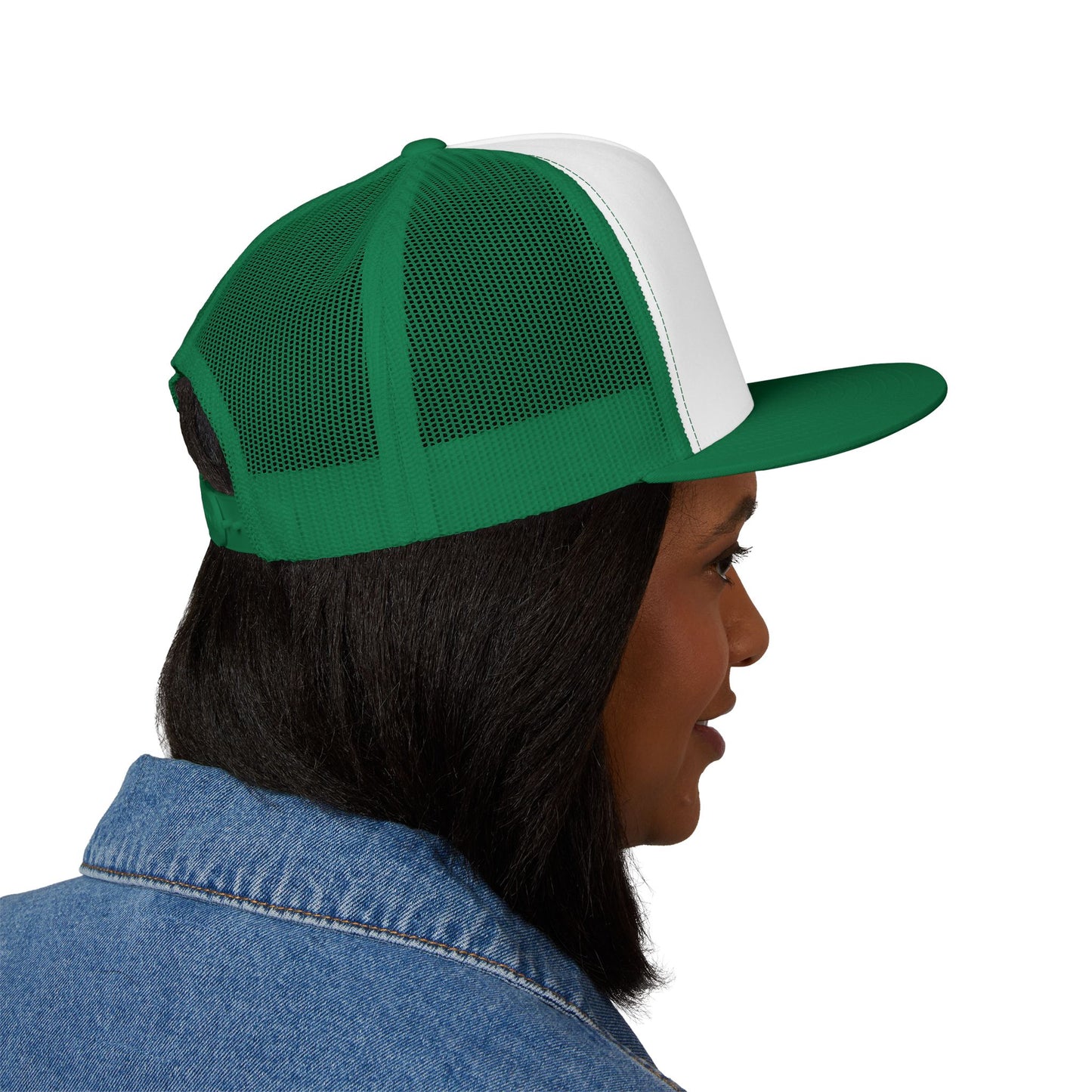 ILO Bold Red Block Trucker Cap