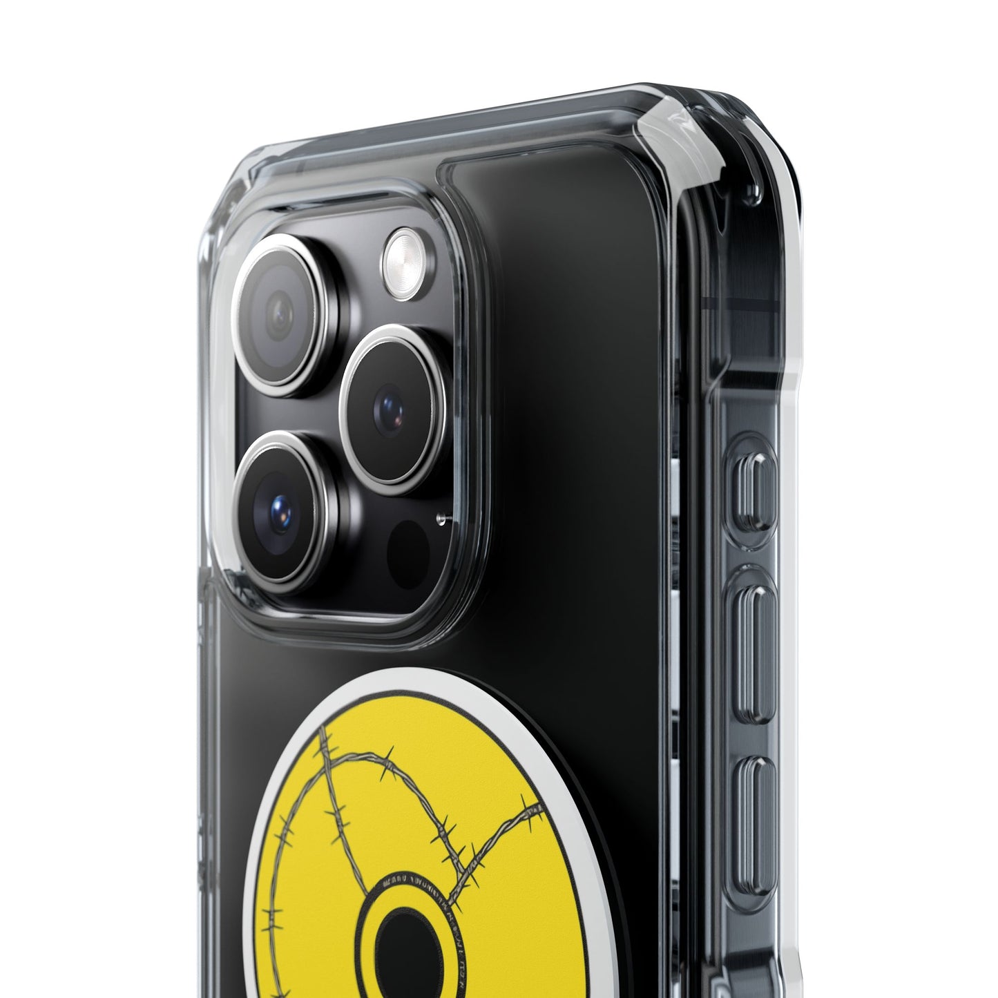 Minimalist Black Disc Outline Magnetic Impact Case