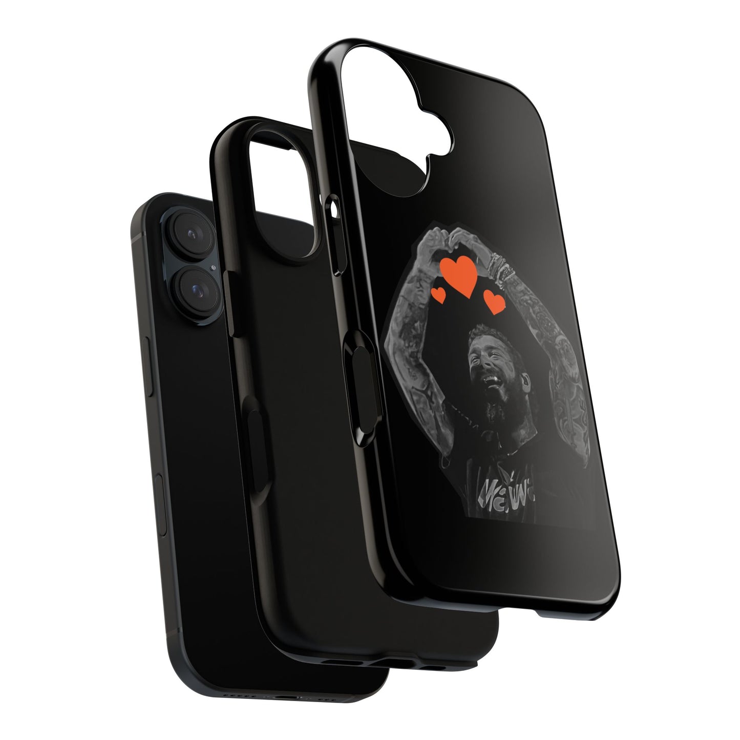 Tough iPhone Case (12–16 Pro Max) – Post Malone Heartfelt Wishes