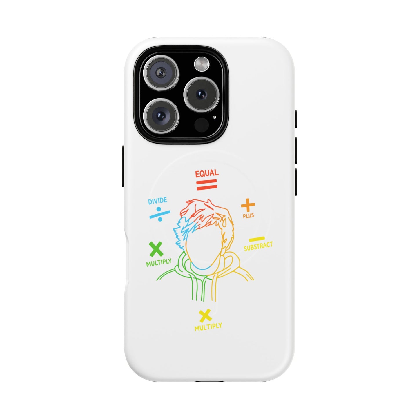 Minimalist Divide Symbol with Brush Tough Magnetic case