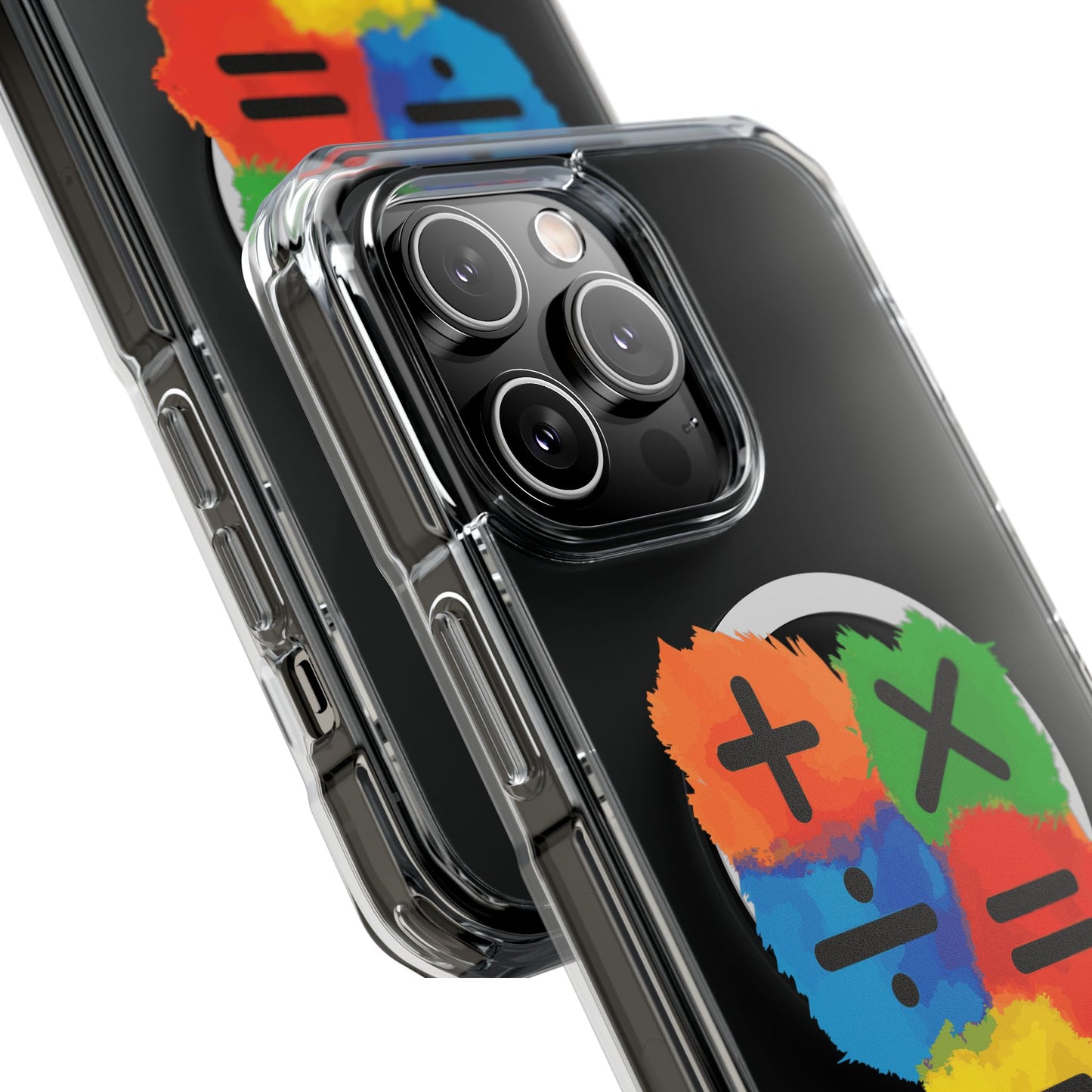 Orange Equals Symbol Magnetic Clear Impact Case