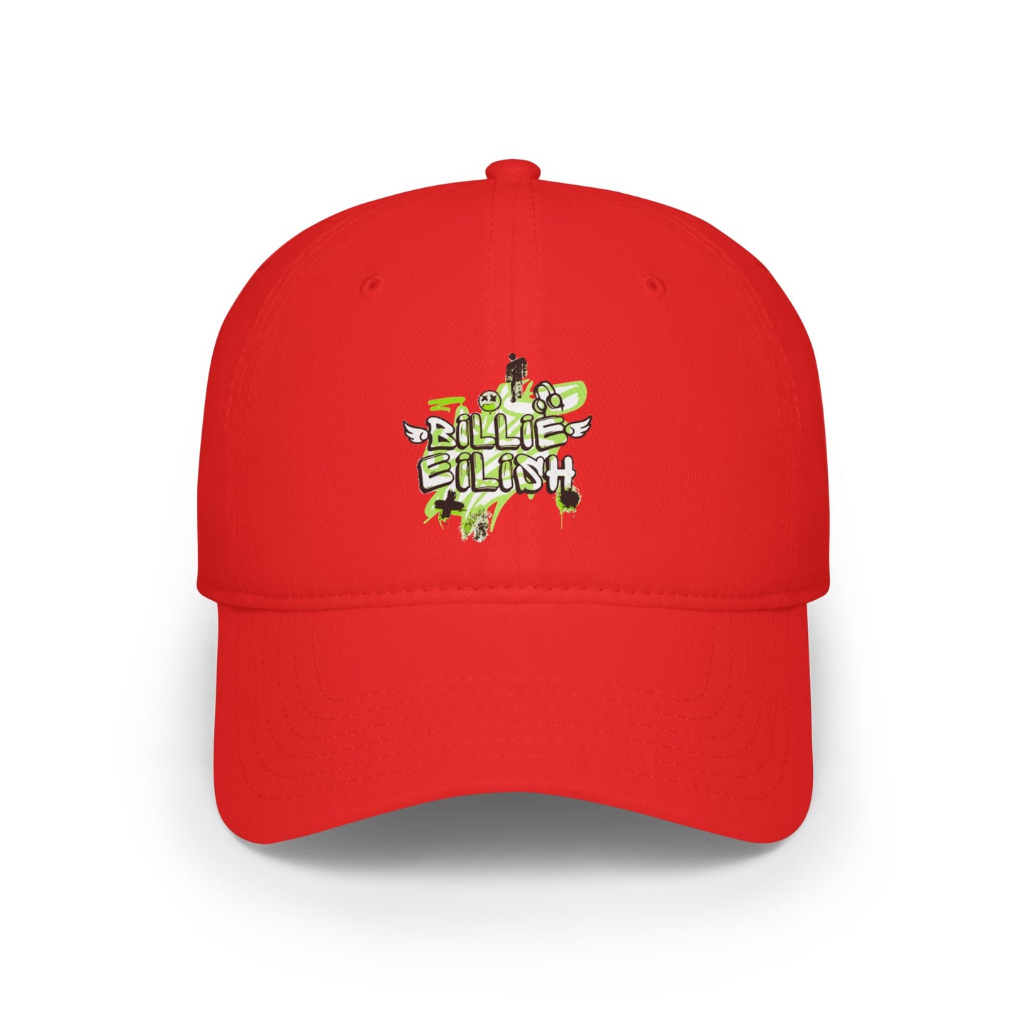 Grunge Angel Graffiti Baseball Cap