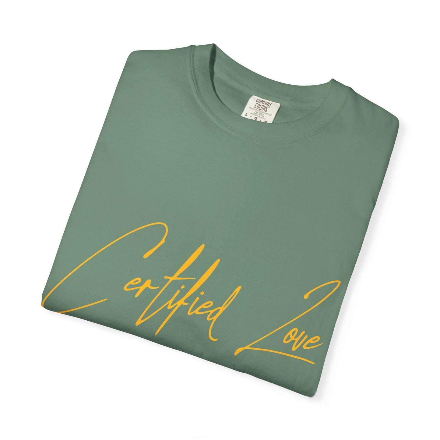 Certified Lover Boy Script Dyed Tshirt