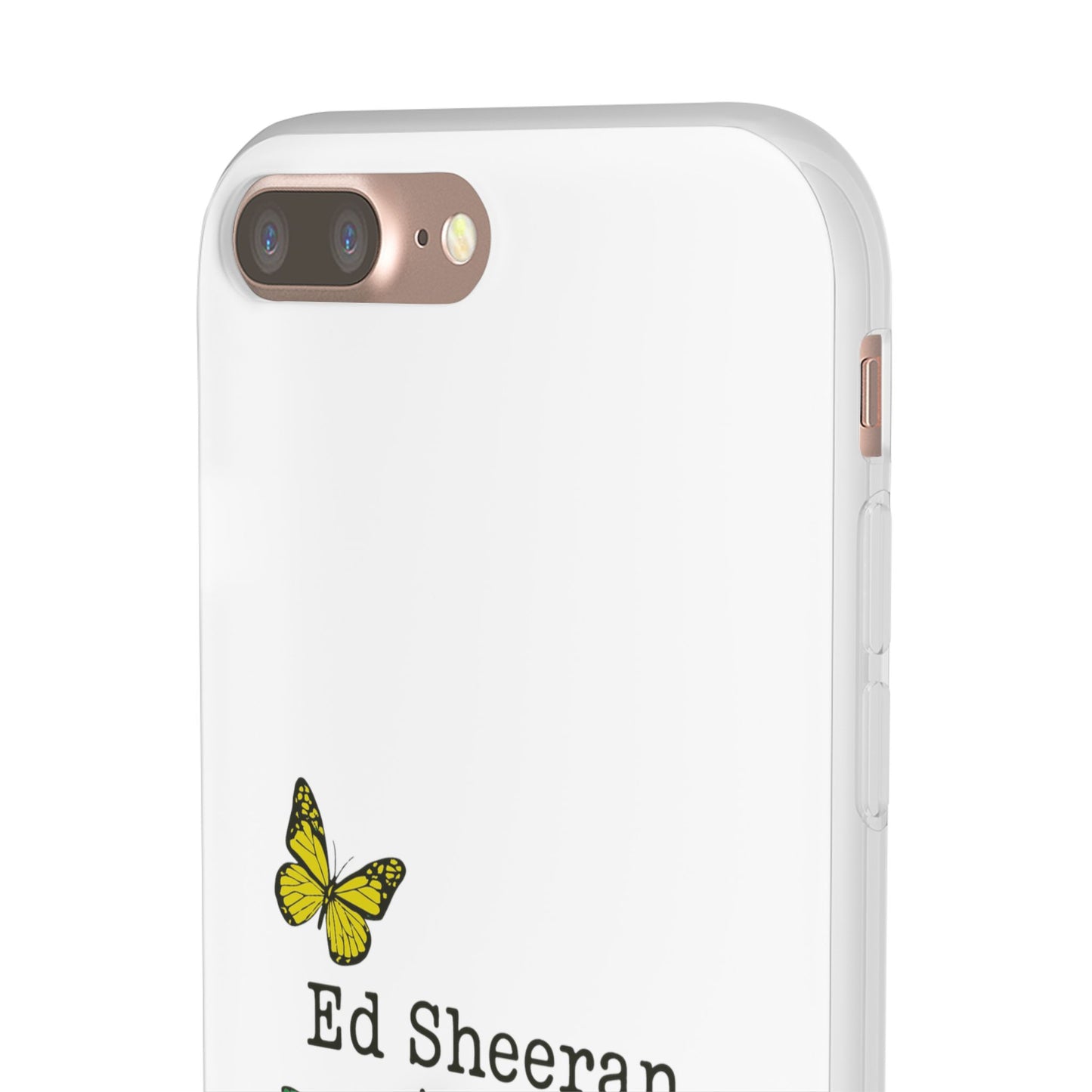 Flexi Case – Ed Sheeran butterfly edition (iPhone X–16 Pro Max)