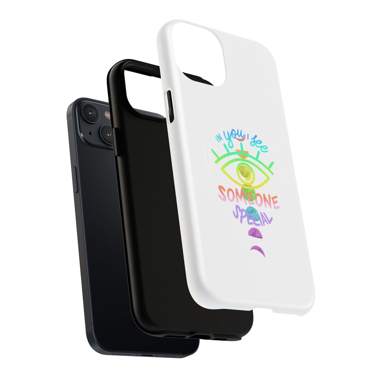 Rainbow Lunar Phases Tough Magnetic Case
