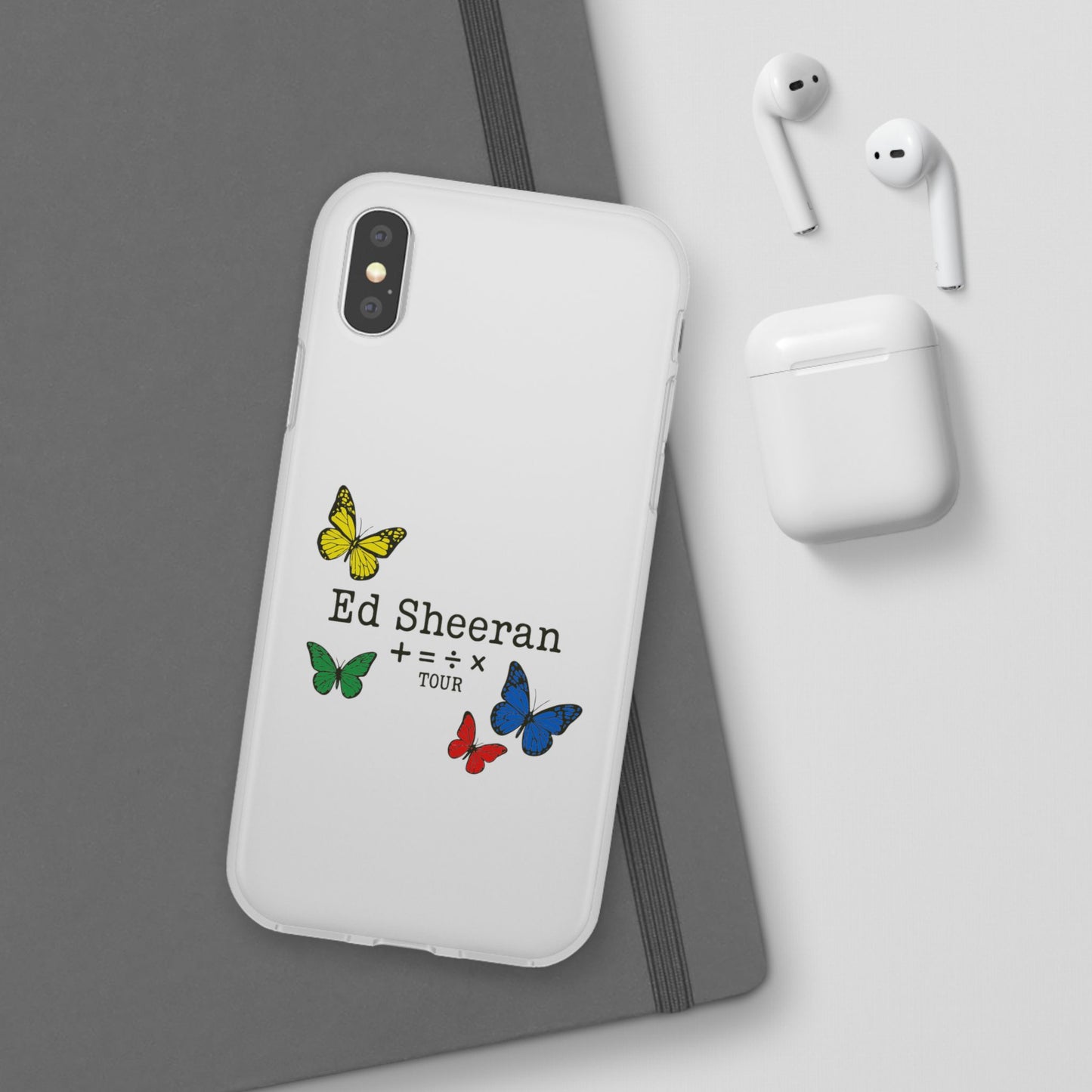 Flexi Case – Ed Sheeran butterfly edition (iPhone X–16 Pro Max)