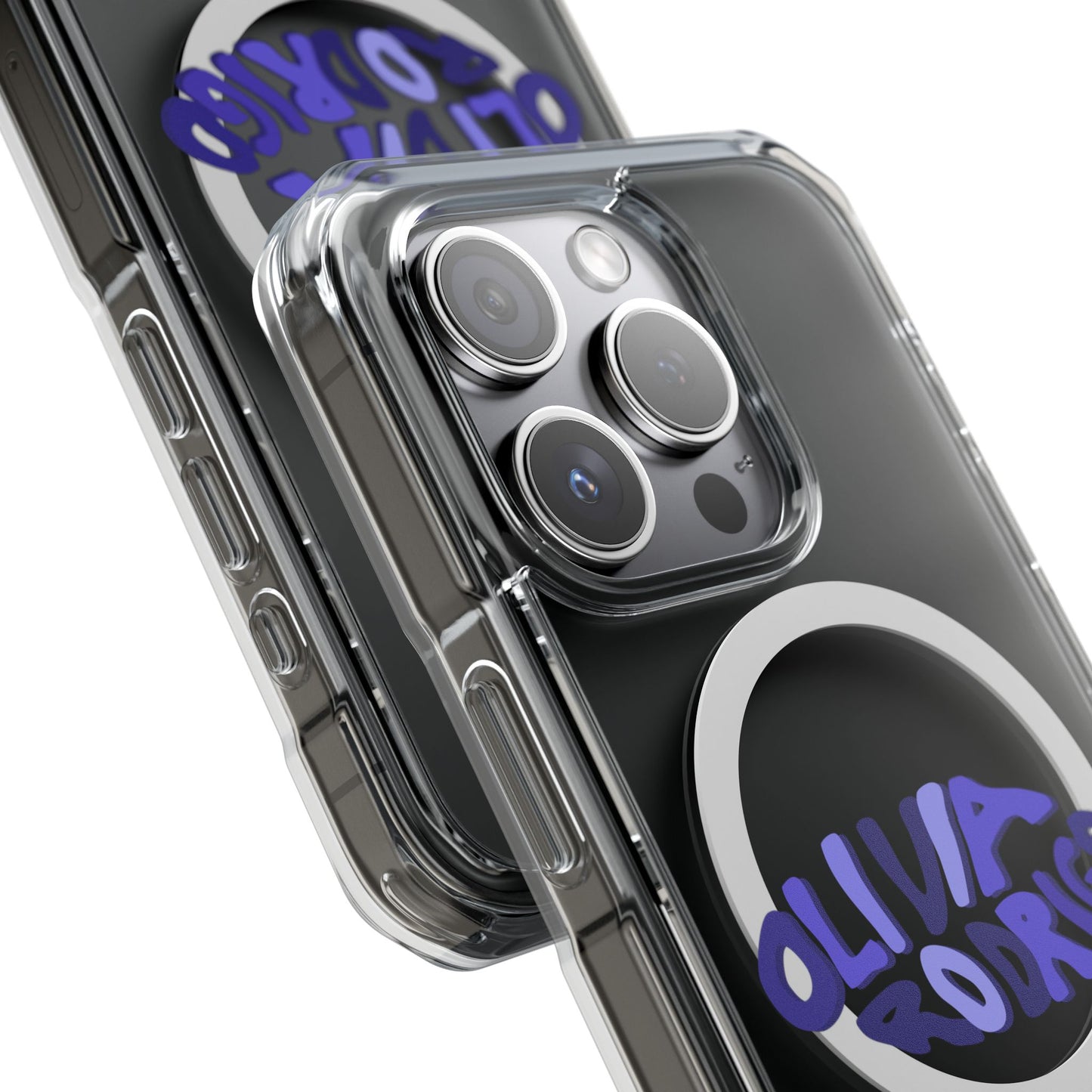 Olivia Rodrigo Wavy Text Magnetic Clear Impact Case