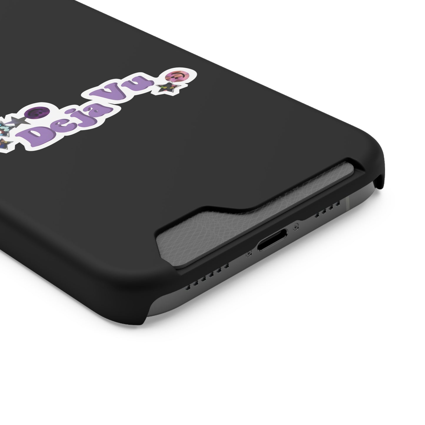 Phone Case + Card Holder For Iphone 13 – Olivia Rodrigo Deja Vu | Black Edition