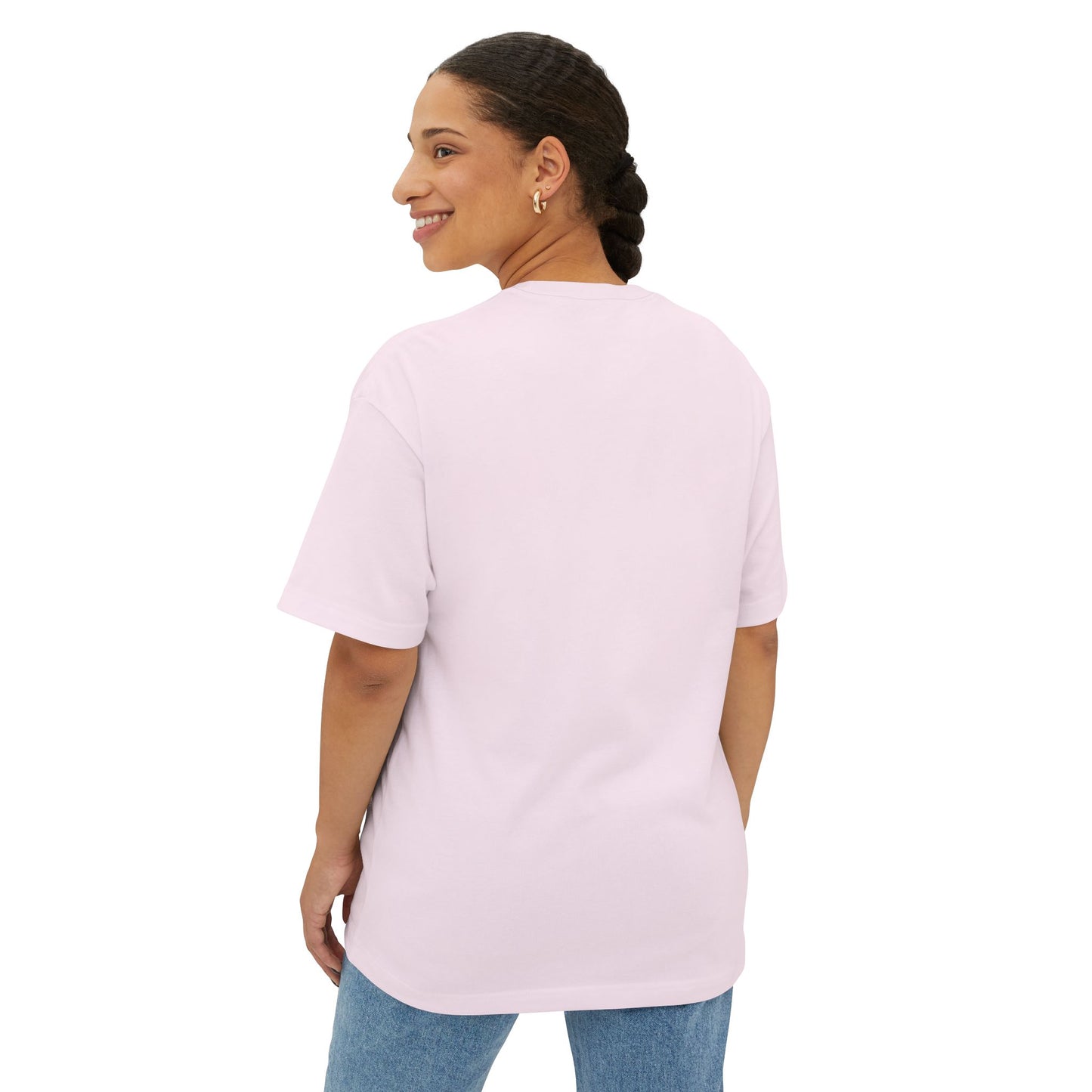 ILO Bold Red Block Unisex Oversized Tee