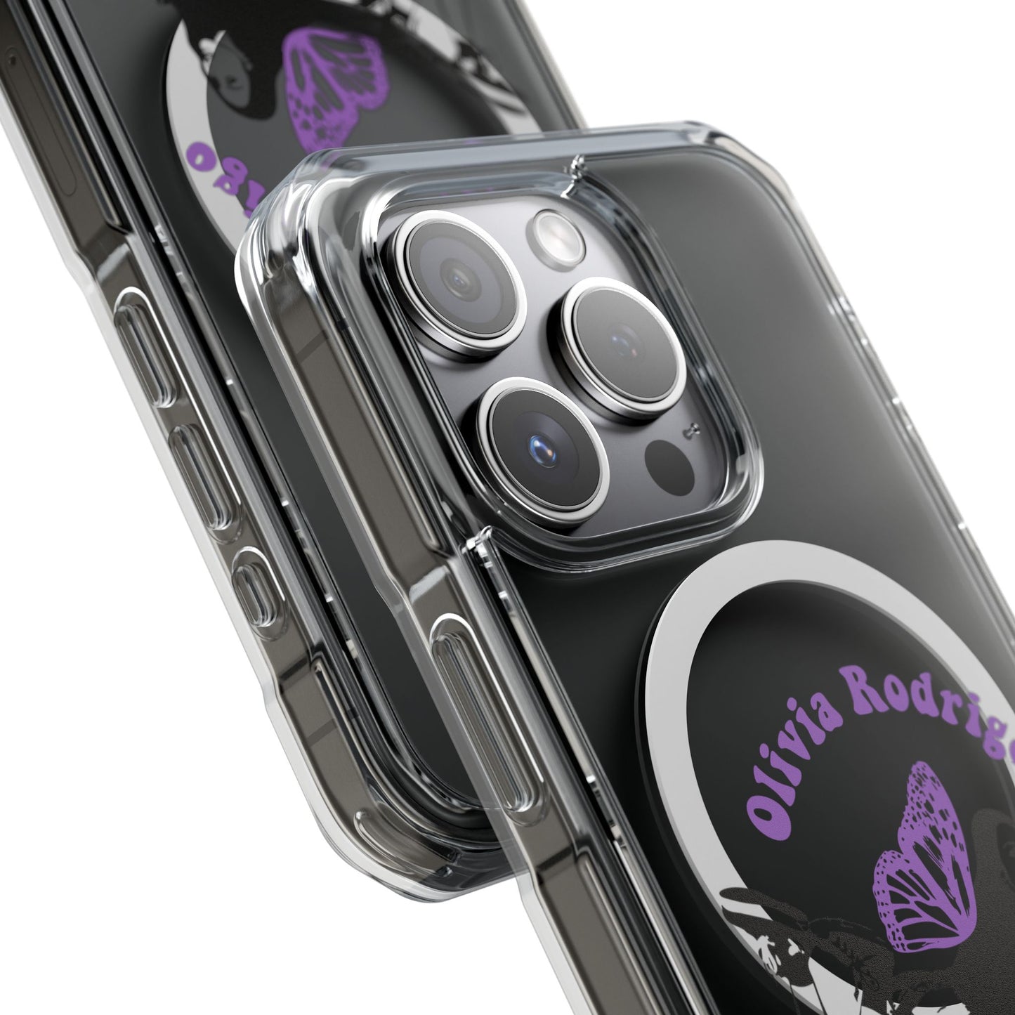Olivia Rodrigo Butterfly Arc Magnetic Clear Impact Case