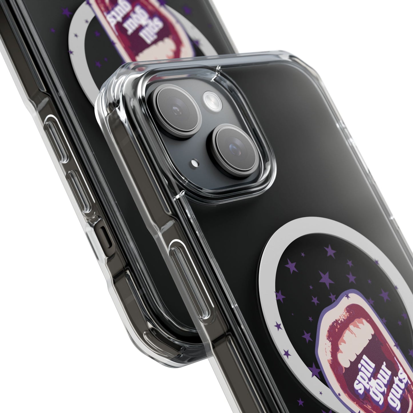Spill Your Guts Scream Magnetic Clear Impact Case